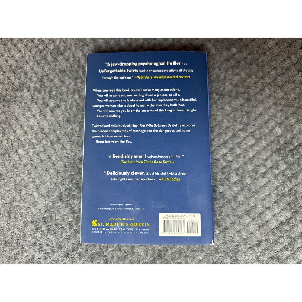 The Wife Between Us Paperback Thriller